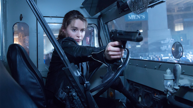 Emilia Clarke plays Sarah Connor in TERMINATOR GENISYS from Paramount Pictures and Skydance Productions.